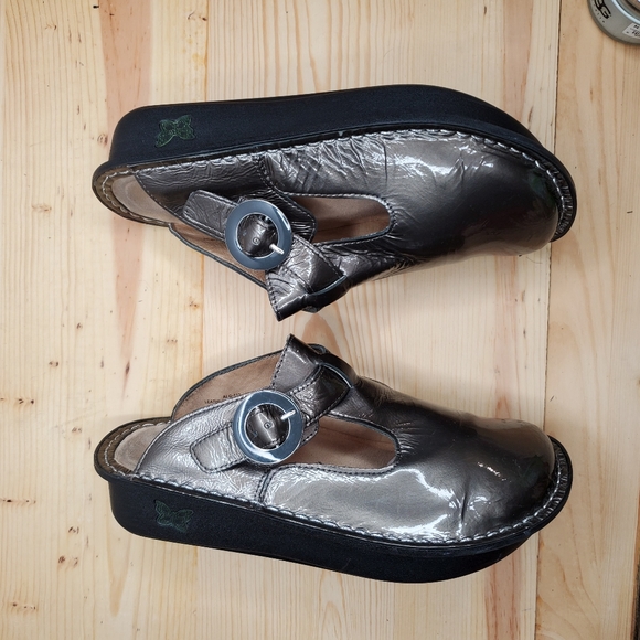 Alegria by PG metalic green clogs size 37 - Picture 4 of 6